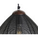 Jule 1 Light Black / Brown Pendant Ceiling Light